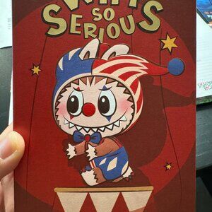 WHY SO SERIOUS Series Plush Pendant LUMINO FEAST